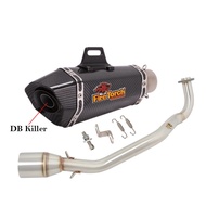 Slip On For YAMAHA Cygnus Gryphus 125cc Full System Motorcycle Exhaust Escape Front Link Pipe Muffle