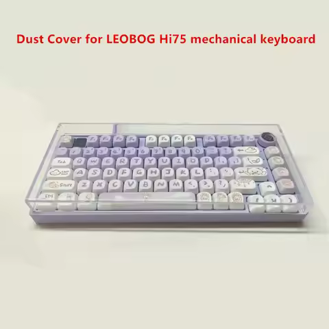 For LEOBOG Hi75 Hi8 Mechanical Keyboard Acrylic Air Hood Protective Cover Dust Cover