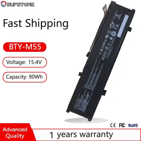 BTY-M55 925QA055H Laptop Battery For MSI Alpha 15 17 B5EEK,B5EX,A3DDK,A4DEK,Pulse GL66 12UG B13VFK B