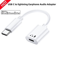 USB C to lightning Earphone Audio Adapter For iPhone 15 Series Headphone Adapter With Smart DAC Chip Supports Hi-Fi For iPad MacBook