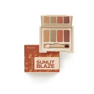 WARDAH Colorfit Quad Eye Palette 03 Sunlit Blaze 6 G