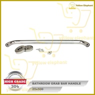 ▫ ✻ ◴ Grab Bar Handrail Stainless Steel 304, / PWD Handle Balance Bar Anti Slip 25X500mm