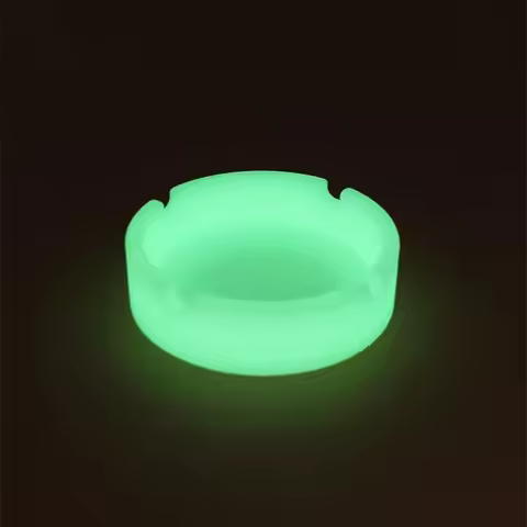 Luminous Silicone Soft Ashtray Ash Tray Glow In The Dark Tobacco Cigarette Cigar Ashtray Cigarette S