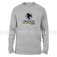 [3 WARNA] Proton Motorsport T Shirt Tshirt T-Shirt Long Sleeve X70 R3 Racing Motorsport Baju Pakaian