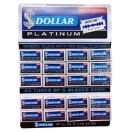 DOLLAR Platinum Blades AA360 (20Tucks/Box x 5Blades)