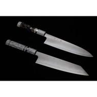 🇯🇵明神鐵人作 銀三鋼 和牛刀、劍形牛刀210mm 💓 三銀卷柄 💓 日本高級廚刀