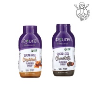 [Pyure] Organic Sugar-Free Maple/Caramel/Chocolate Flavored Syrup, 14 fl oz (415 ml)