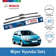 Bosch Sepasang Wiper Mobil Hyundai Getz Frameless New Clear Advantage 22" & 14" - 2 Buah/Set