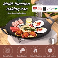 6 in 1 30cm Wajan Anti Lengket / Wajan Serbaguna Alat pemanggang / Tempat pemanggang bulat BBQ Micro