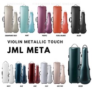 JML Metallic Violin Oblong/ Shaped violin hardcase JML violin case for 3/4-4/4 size violins