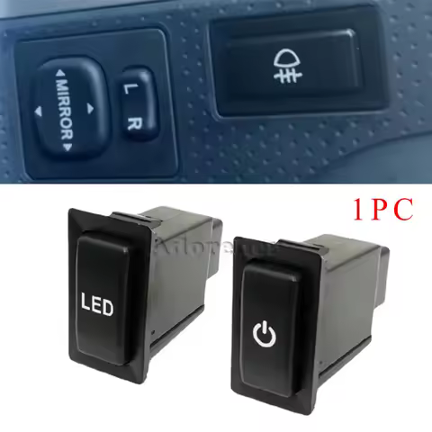 1PC For HINO 500/700 Retrofit LED Fog Light Power On Off Fan Spotlight Switch