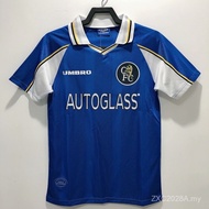 【Retro SSS+】97-99 Chelsea Home Retro High-Quality Short-Sleeve Football Jersey