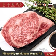 [WAGYU] Daging Sapi Steak Ribeye A5 Miyazaki Kobe Kagoshima Jepang 1kg