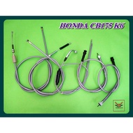 TACHOMETER 93.5 cm & CLUTCH 122 BRAKE 120 THROTTLE 102 SPEEDOMETER 98 cm. CABLE SET Fit For HONDA CB