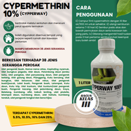 Racun Serangga Cypermethrin 25% Cyperlex 16% Cylex kumbang pengerat daun ulat pengorek buah pucuk ku