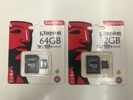 Kingston 32/64GB 80mb/s Canvas Select microSDHC Card 記憶卡 相機/手機/MP3 Player/平板電腦專用