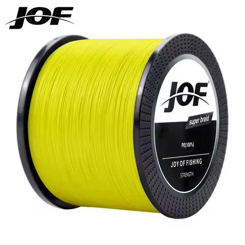 JOF Fishing Lines 1000M 500M 300M 100M 8 Strands Braided Line Multifilament PE Fishing Line 22 31 41