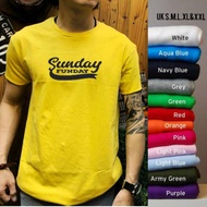 DISTRO T-SHIRTS, T-SHIRTS WITH WORDS FOR BOYS AND GIRLS, SUNDAY FUNDAY