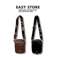 < Easy store > Korea FC Retro Leather Bag Accessories Unisex Korean Men's Clothing Key Pouch Men Key