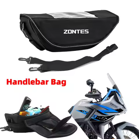 Motorcycle Handlebar Storage Bag Riding Waterproof Front Bag For Zontes 703F F703 703T 368G ADVENTUR