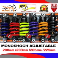 MAGIC BOY MONOSHOCK ADJUSTABLE ORIGINAL ABSORBER LC135 Y15ZR Y16ZR RS150 RSX150 RSX 200MM 203MM 205M