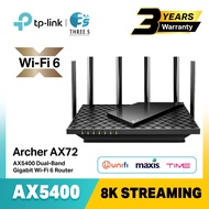 Tp-Link Archer AX72 AX5400 Dual-Band Gigabit Wi-Fi 6 Router