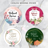 WEDDING STICKER / GOODIES STICKER / STIKER KAHWIN READY DESIGN