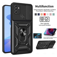 Ốp điện thoại cho OPPO chống sốc A53 A53S A33 A32 a11s Máy ảnh Vỏ bảo vệ Nhẫn đeo ngón tay chủ Bìa