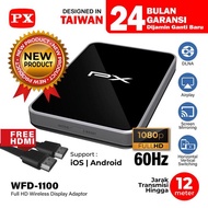 PX WFD-1100 WIRELESS HDMI RECEIVER AUDIO VIDEO DISPLAY MIRRNG