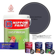 1 & 5 Liter - BEDROCK BOTTOM N 1981A, Nippon Paint, Easy Wash, Weatherbond & Spot-less - Waterbase P