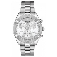 Tissot T101.917.11.031.00 Women's PR 100 Sport Chic Chronograph Stainless Steel Bracelet Watch