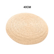 [Ganlitong] เบาะนั่ง เบาะฟูก เบาะหญ้า Yoga Mat Weaving Rattan Tatami Chair Cushion Thick Straw Woven