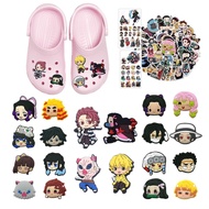 25 Pcs Tanjiro Kamado Shoe Charm for Clog Charm Decorations PVC Japanese Anime Charm De Zapato Para 