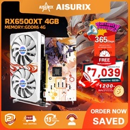 AISURIX RX6500XT 4GB Graphics Card AMD RX 6600xt 8GB GDDR6 Video Card GPU For Gaming Working