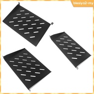 [BlesiyaedMY] Server Rack Shelf, Network Cabinet Shelf, Disassembled, Assembly, 1U Cantilever Mounti