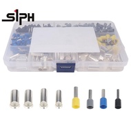 390Pcs AWG (2 4 6 8 10 12 14 16) Wire Ferrules Kits Crimp Terminal