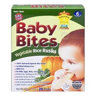 Baby bites baby rice rusk teething biscuit baby teether toddler rice biscuit tidbits snacks rice cra