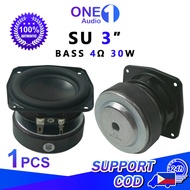 【Berkualiti Tinggi】OneAudio SU 3-inch Subwoofer Speaker 4 Ω 30W 3-inch BASS Underseat Subwoofer Car 