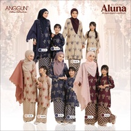 ANGGUN COTTON Baju Kurung Aluna Material Dubai Dobby Silk Cutting Riau