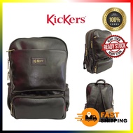 KICKERS ORIGINAL COW LEATHER BACKPACK BEG LELAKI KULIT ORIGINAL LEMBU ASLI BEG GALAS ORI