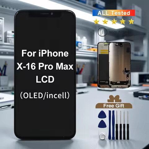 OLED 16 For iPhone X XR XS MAX 11 12 Pro Display 15 Pro Max Screen Touch For IP 13 Pro 14 Plus 13 MI
