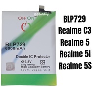 Baterai Realme BLP729 Realme C3 Realme 5 Realme 5i Realme 5s Battery