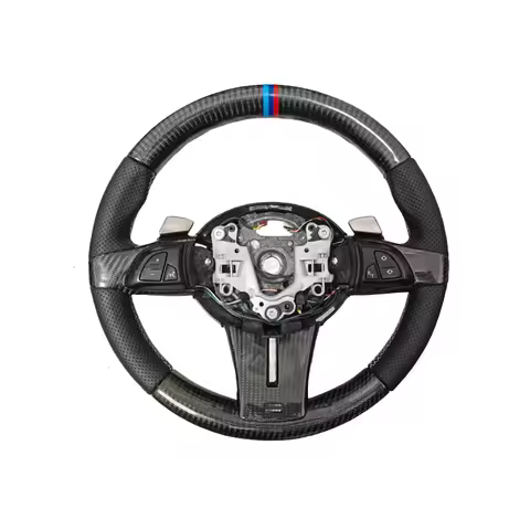 Custom Carbon Fiber Leather Steering Wheel For BMW Z4 E85 E86 E89 Updated Sports Steering Wheel