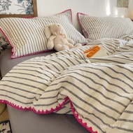 Quilt Cover Washed Cotton x Single150230Quilt Cover Cotton ins200 Simple Single Piece x Pure Cotton 