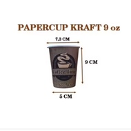 9 OZ MOTIF PAPER CUP COFFEE TEA PAPER CUPS DRINK PAPER CUPS