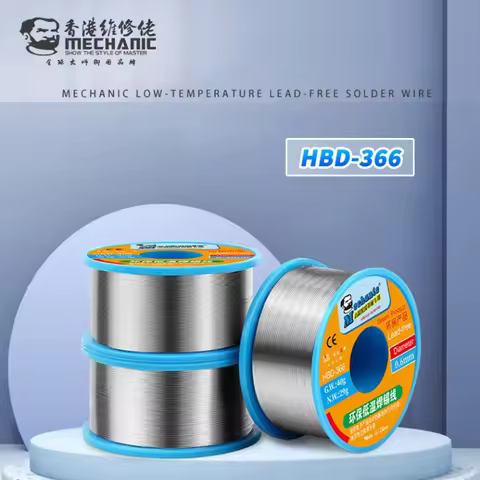 MECHANIC Lead-Free Solder Soldering Wire 0.3/0.4/0.5/0.6/0.8mm 40g Welding Tin Wire Soldering Wire R