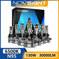 Novsight N95 6500K White LED Car Headlight Bulb 9005 HB3 9006 HB4 H4 H7 H11 130W 30000LM LED Light f