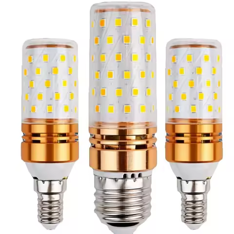 10pcs Small E27 E14 LED Corn Bulb LED Candle Pendant Lamp 3000k 4000k 6000k CCT Three Color Ceilling