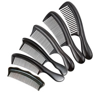 Comb Fine Tooth Comb Large Curling Comb Scalp Massage Ebony Wood Manufacturer Comb Wide Engraving Wh