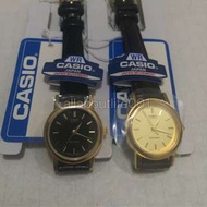 casio 細錶面 皮帶手錶